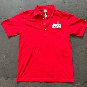 Red Men's Polo Shirt